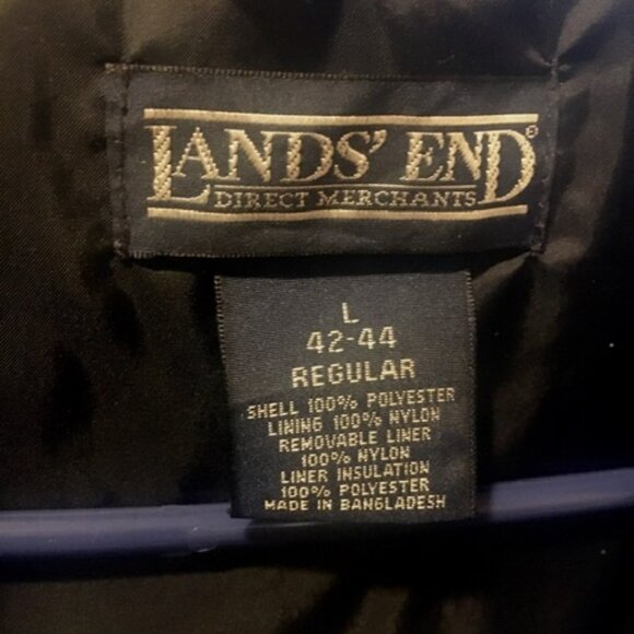 LANDS' END WATERPROOF PARKA/SKI JACKET - Picture 4 of 5